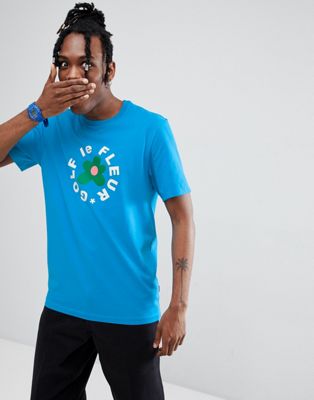Converse x Tyler The Creator – Golf Le Fleur – Blaues T-Shirt, 10006806-A07  | ASOS
