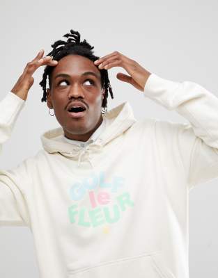 golf le fleur hoodie white