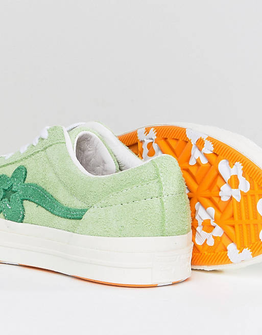 narre Tilbagekaldelse ozon Converse x Tyler The Creator Golf Le Fleur One Star Sneakers in Green | ASOS
