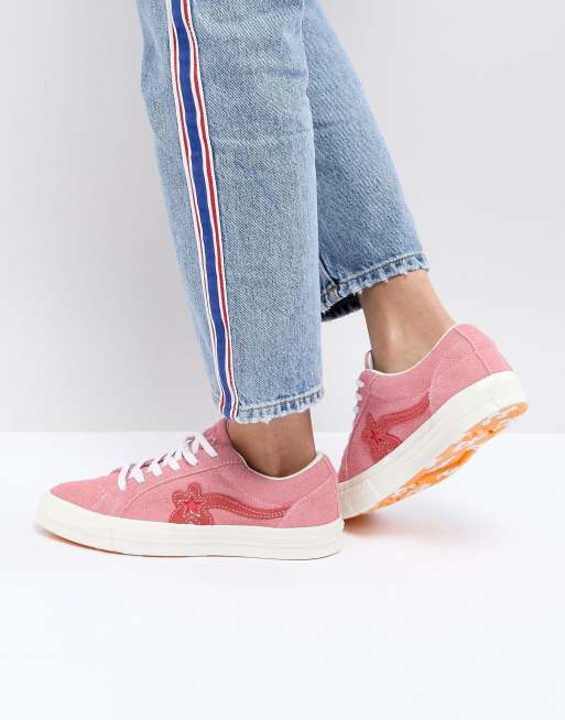 Converse x Tyler The Creator Golf Le Fleur One Star Sneakers in Pink