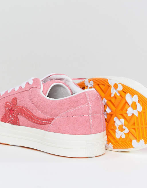 Converse x Tyler The Creator Golf Le Fleur One Star Sneakers in Pink