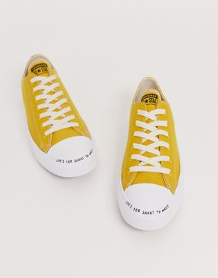 Converse Yellow Chuck Taylor Ox All Star Renew Recycled Sneakers | ASOS