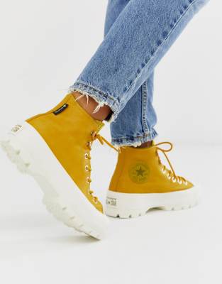 converse gore tex yellow