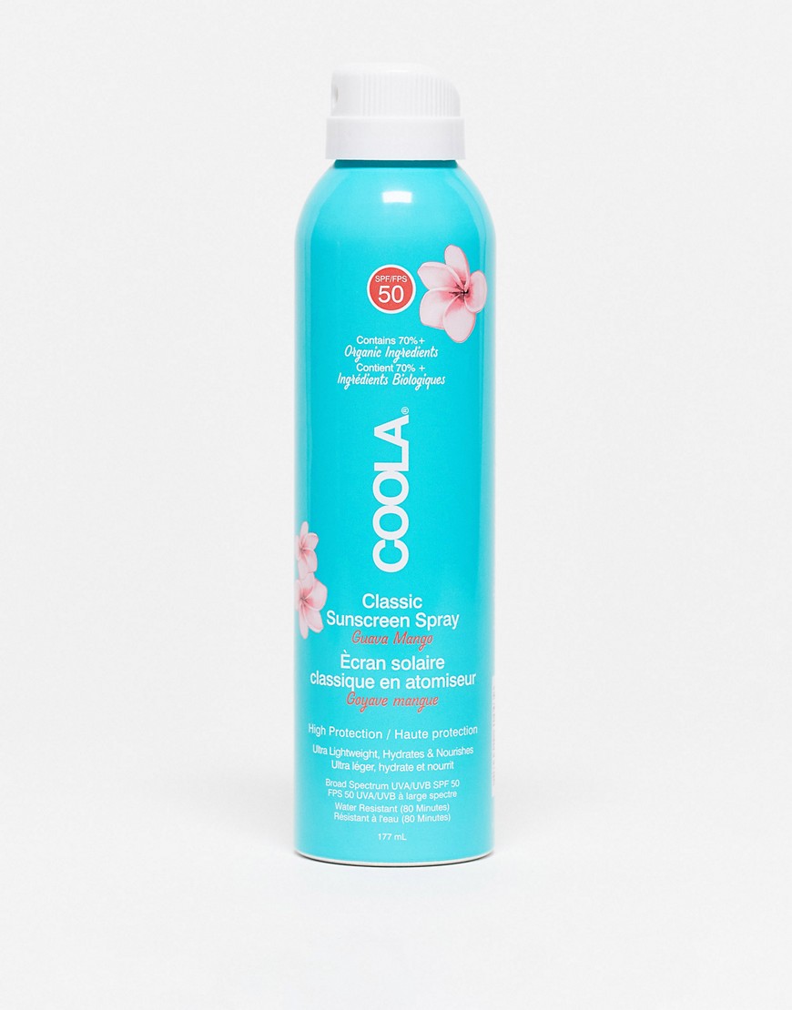 Coola SPF 50 Body Spray with Guava & Mango 177ml-No colour