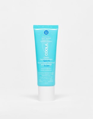 Coola SPF 50 Fragrance Free Face Lotion 50ml-No colour