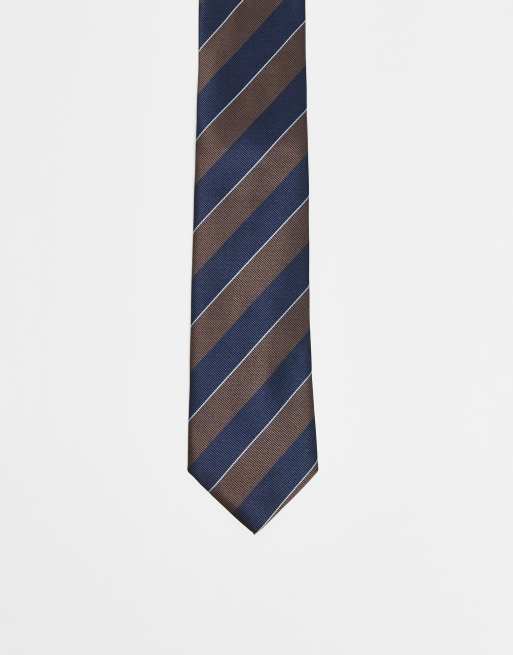 Corbata azul marino de Mango