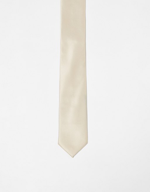 Corbata color piedra de corte estándar de ASOS DESIGN