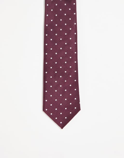 Corbata con lunares de tejido de French Connection