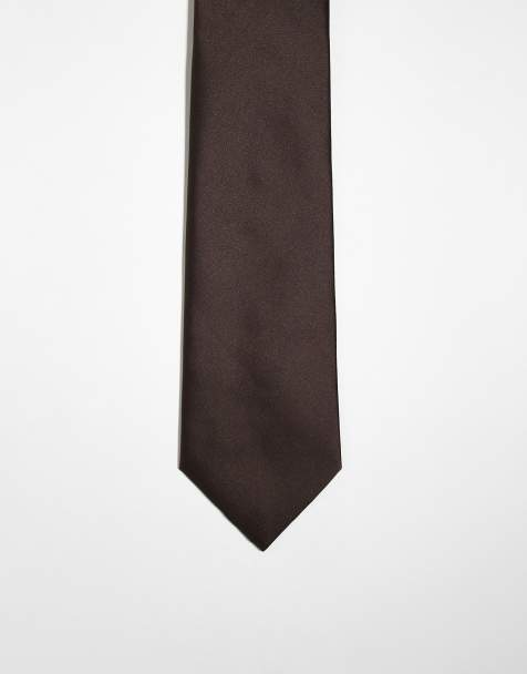 Corbata marrón chocolate de My Accessories - view 1
