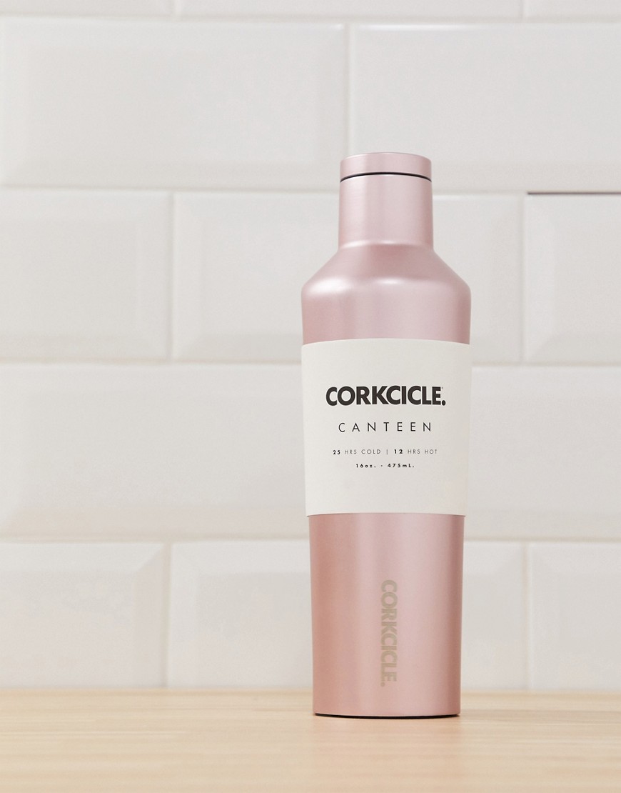 Corkcicle - 475ml vandflaske i rosaguld