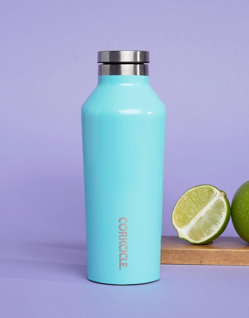 Corkcicle Small Canteen Water Bottle in Turquoise-Multi