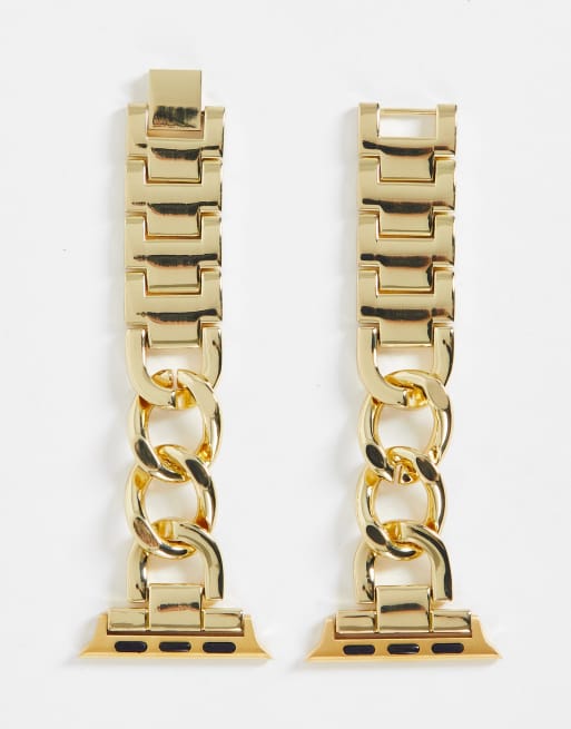 Correa de cadena dorada de reloj inteligente de Faded Future