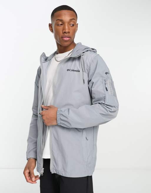 Cortavientos gris utilitario con acabado rugoso Doverwood exclusivo en ASOS de Columbia  