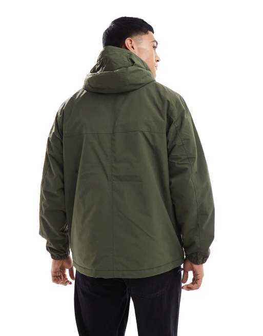 Cortavientos verde sin cierres con cremallera corta de Carhartt, 2 de 4