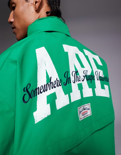 Cortavientos verde técnico de Aape by A Bathing Ape, 5 de 5