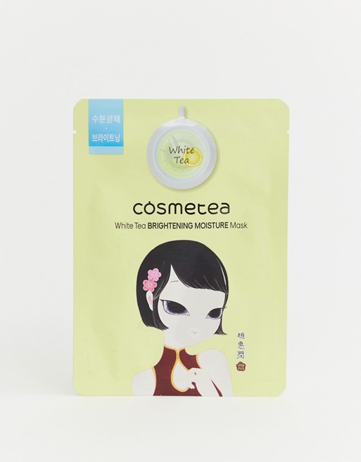 Cosmetea white tea brightening moisture sheet mask