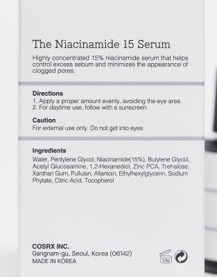 Cosrx The Niacinamide 15 Serum 20ml-no Color In Black