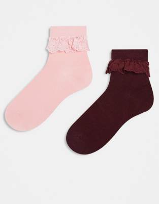Cotton:on Cotton On 2 Pack The Perfect Pair Socks In Multi