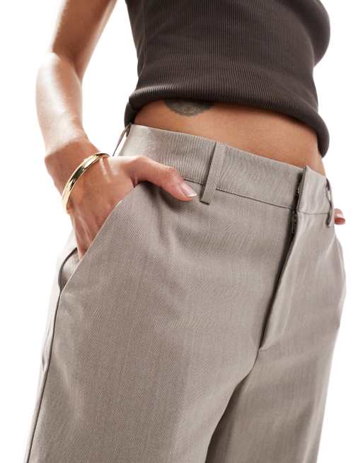 Cotton On - 3/4 broek met lage taille in taupe, 5 van 5