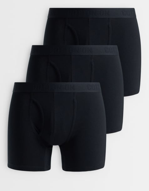 Cotton On 3-pack bokserek w czerni - view 1