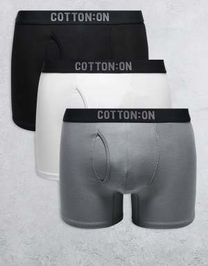 Cotton On 3 pack boxers in multi
