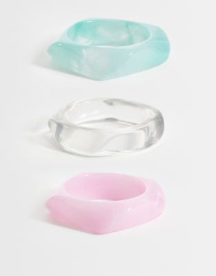 Cotton On 3 pack bracelets in multi multi 10090₽