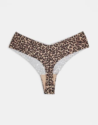 Cotton:on Cotton On 3-pack Invisible G-string Briefs-multi In Multi