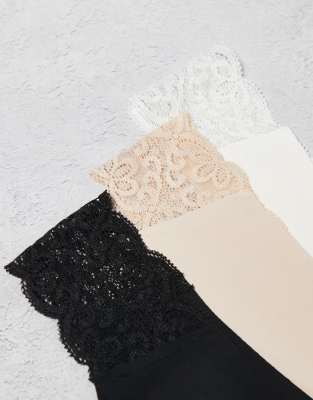 Cotton On 3 Pack Party Panties Seamless G-string Briefs-multi In Multi