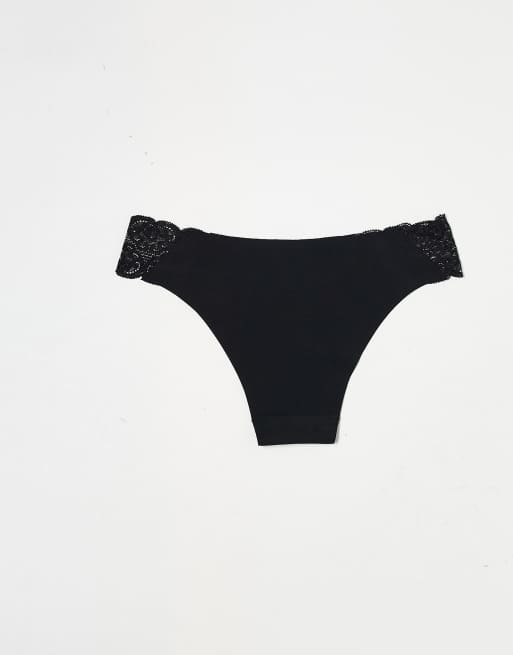 Cotton On 3 set party pants seamless cheeky brief in green berry black, 2 of 3