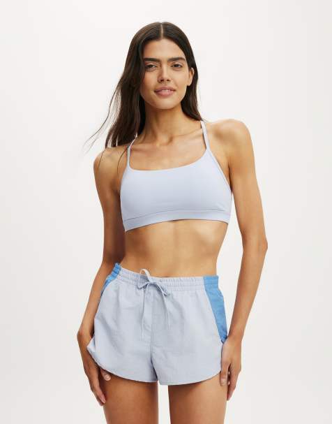 Cotton On 365 keyhole crop in blue - view 1