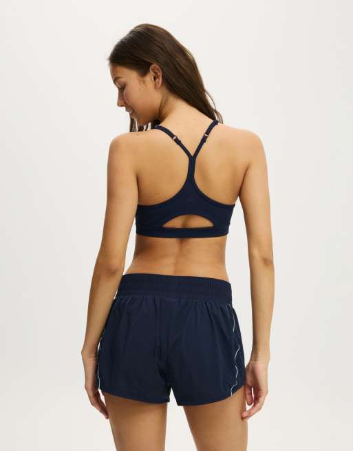 Cotton On 365 keyhole crop in mid blue, 2 of 4