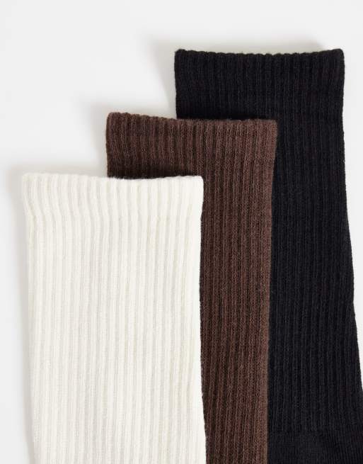 Cotton On 3er-Pack Essential Socken mit Rundhalsausschnitt, 3 von 3