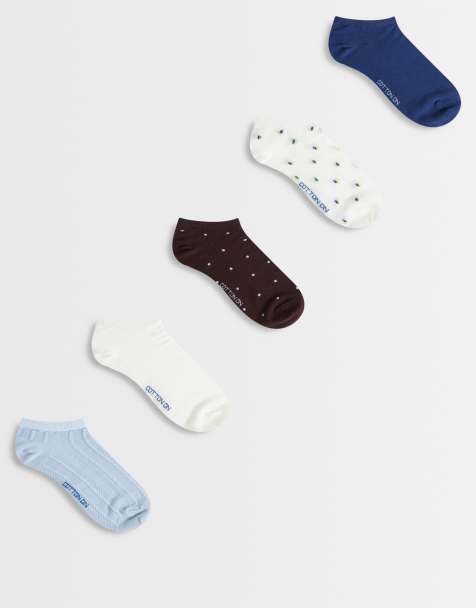 Cotton On 5 pack ankle sock in bulk polka dot mix - view 1