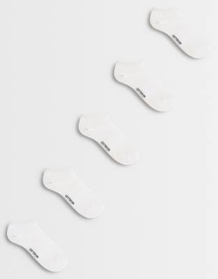 Cotton On 5-pack Ankle Socks In White