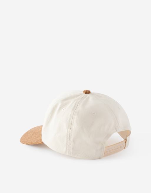 Cotton On 5 panel hat in beige, 4 of 4