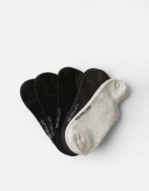 Cotton On 5pk quarter crew sock in multi