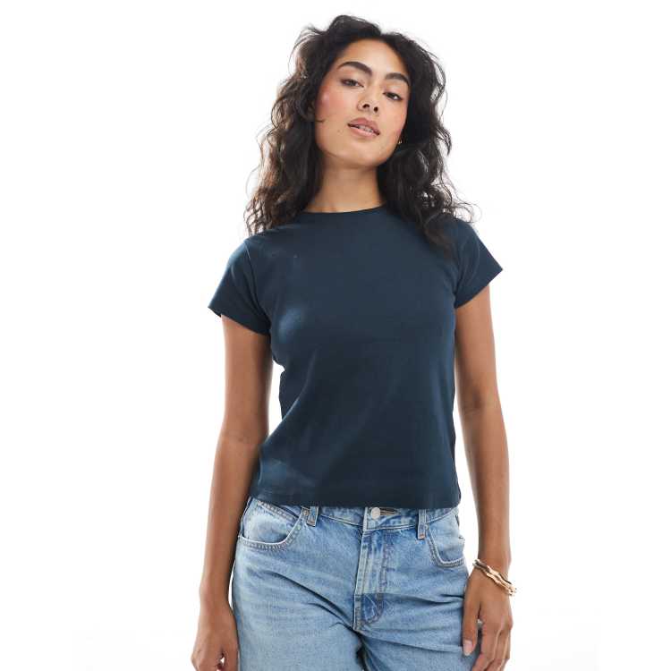 MOUSSY BEP OG ラインストーン BABY TEE SUPER STRETCH BABY TEE – Piffy Boutique