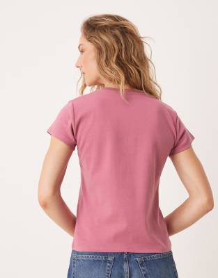 Cotton On 90s baby tee in red - RED