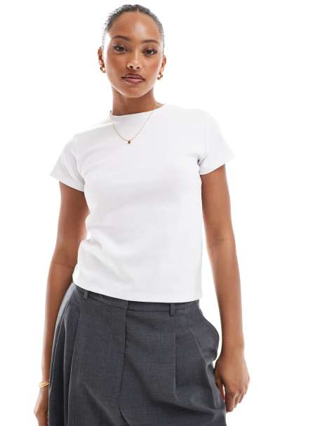 Cotton On 90s baby tee in white - view 1