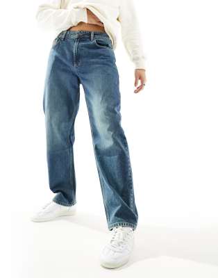 Cotton:On Cotton On 90s baggy jeans in green tint wash