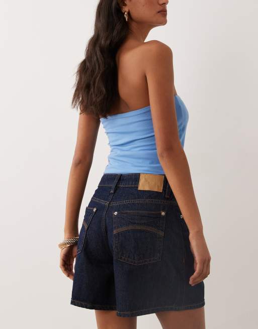 Cotton On 90s denim short in aries blue, 5 van 5