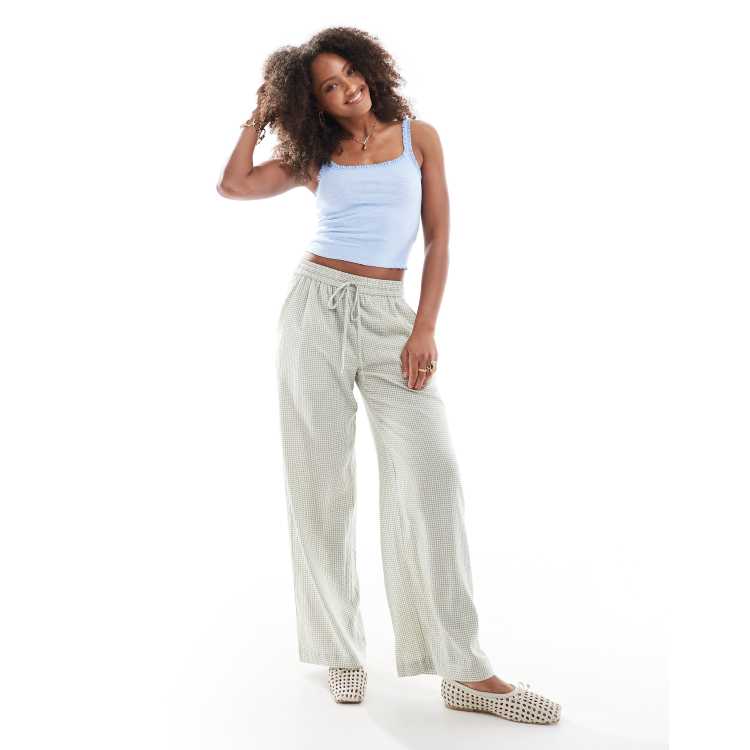 【mnem】Mevan Wide Cotton Pants Women's Wide-Leg Pants | Designer + Luxury | ME+EM