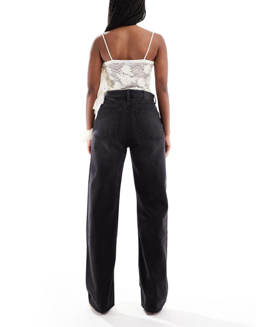 Cotton On – 91 – Czarne jeansy z prostymi nogawkami  , 3 z 5