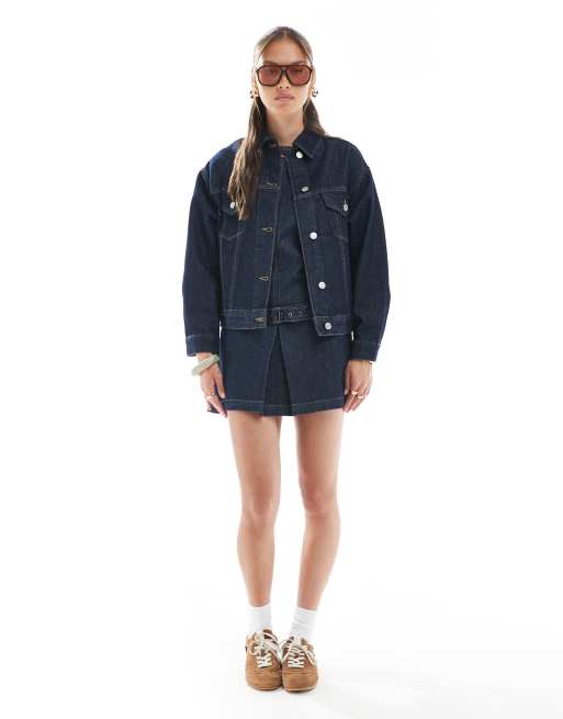 Cotton On 91 denim jacket in blue