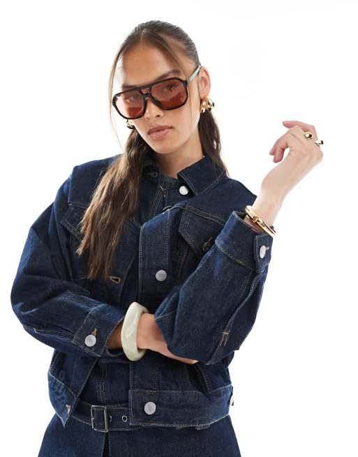 Cotton On - 91 - Giacca di jeans blu, 3 di 4