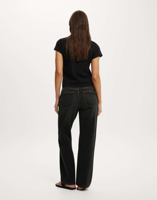 Cotton On 91 straight jean in black, 2 of 4