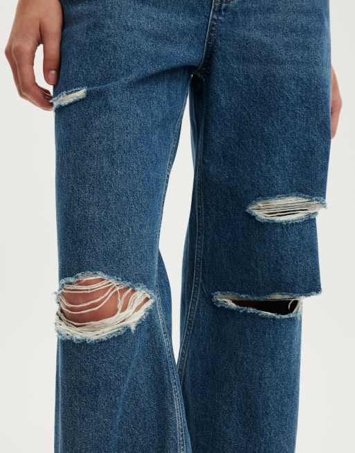 Cotton On 91 straight jean in blue, 3 of 4