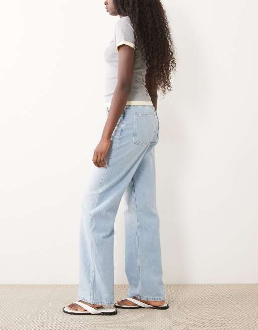Cotton On 91 straight jean in laurel blue, 3 of 5