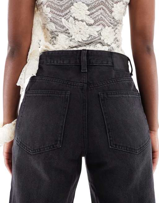 Cotton On – 91 – Straight Jeans in Schwarz  , 5 von 5