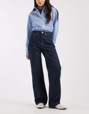 Cotton On 91 straight leg jeans in aries blue aries blue 13490₽